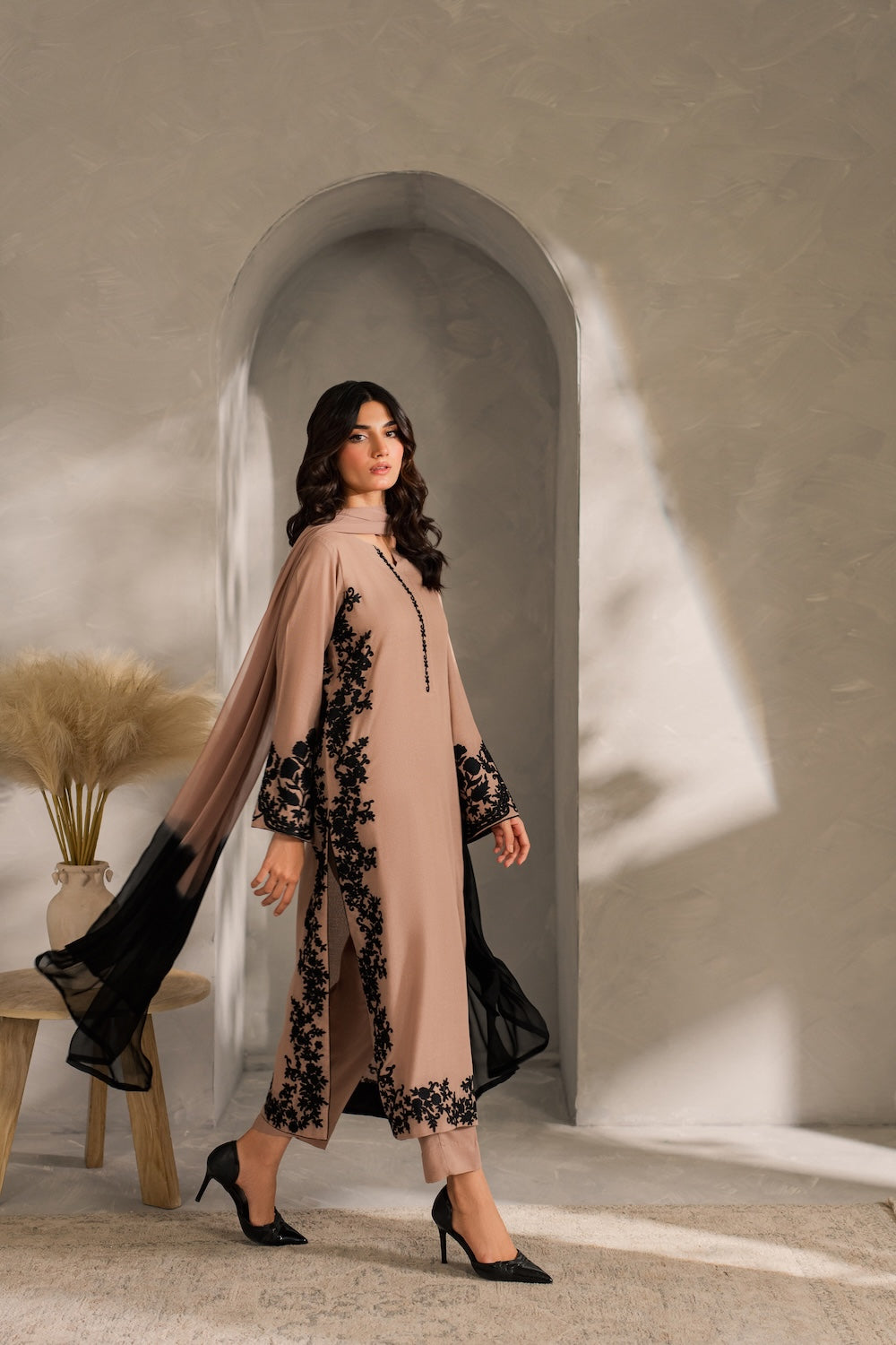 Remi 3 pcs Embroidered Dress