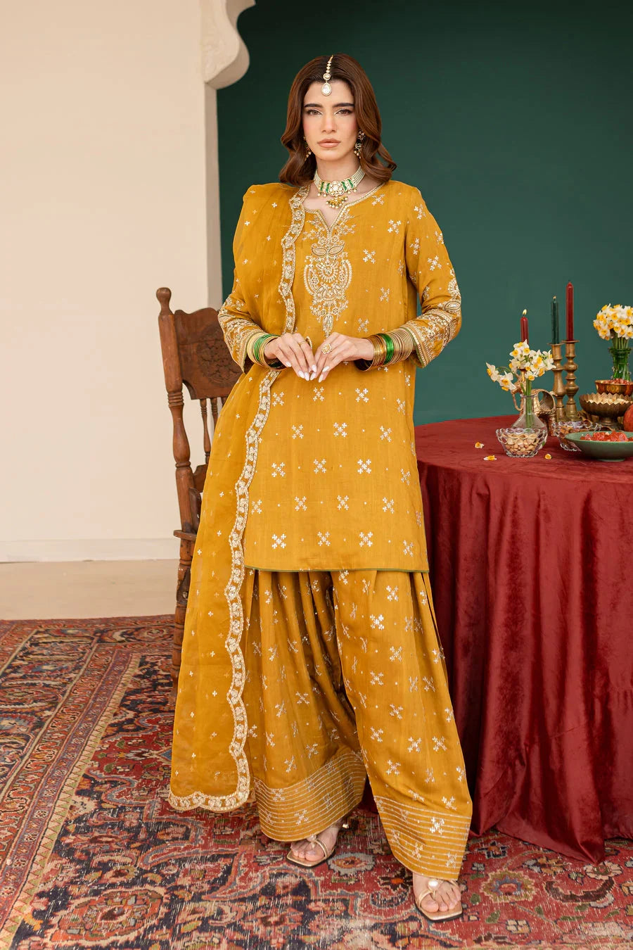 Sona 3Pc - Embroidered Summer Cotton Dress
